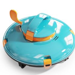 Pool Vacuum for Above Ground Pools, 70 Mins Runtime, 40W Powerful Suction