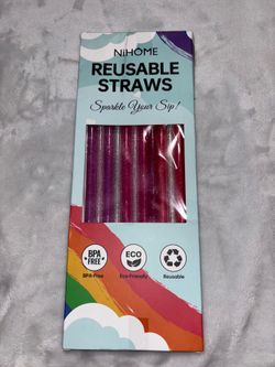 Glitter Stanley cup straws