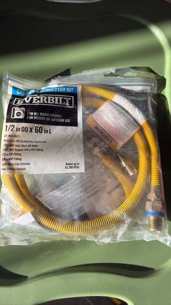 Everbilt Gas Dryer Connector Kit 1/2 in x 60 in