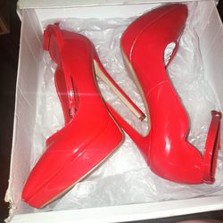 Red high heels 