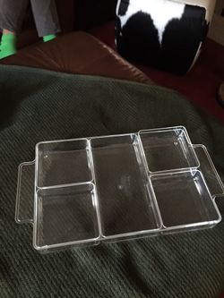 Lucite tray