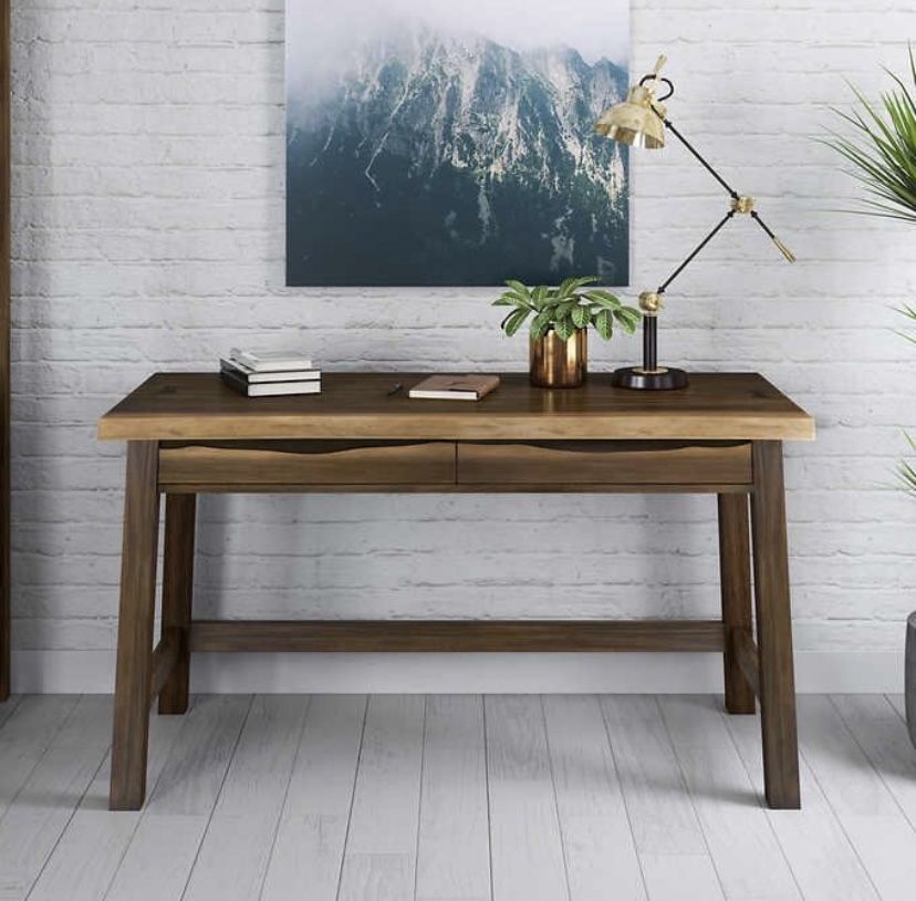Pike And Main Whitley Live Edge Writing Desk Retail $499.00 plus tax The Pike & Main Whitley Live Edge Writing Desk For Your Home Or Office