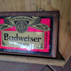 Vintage Beer Mirror 