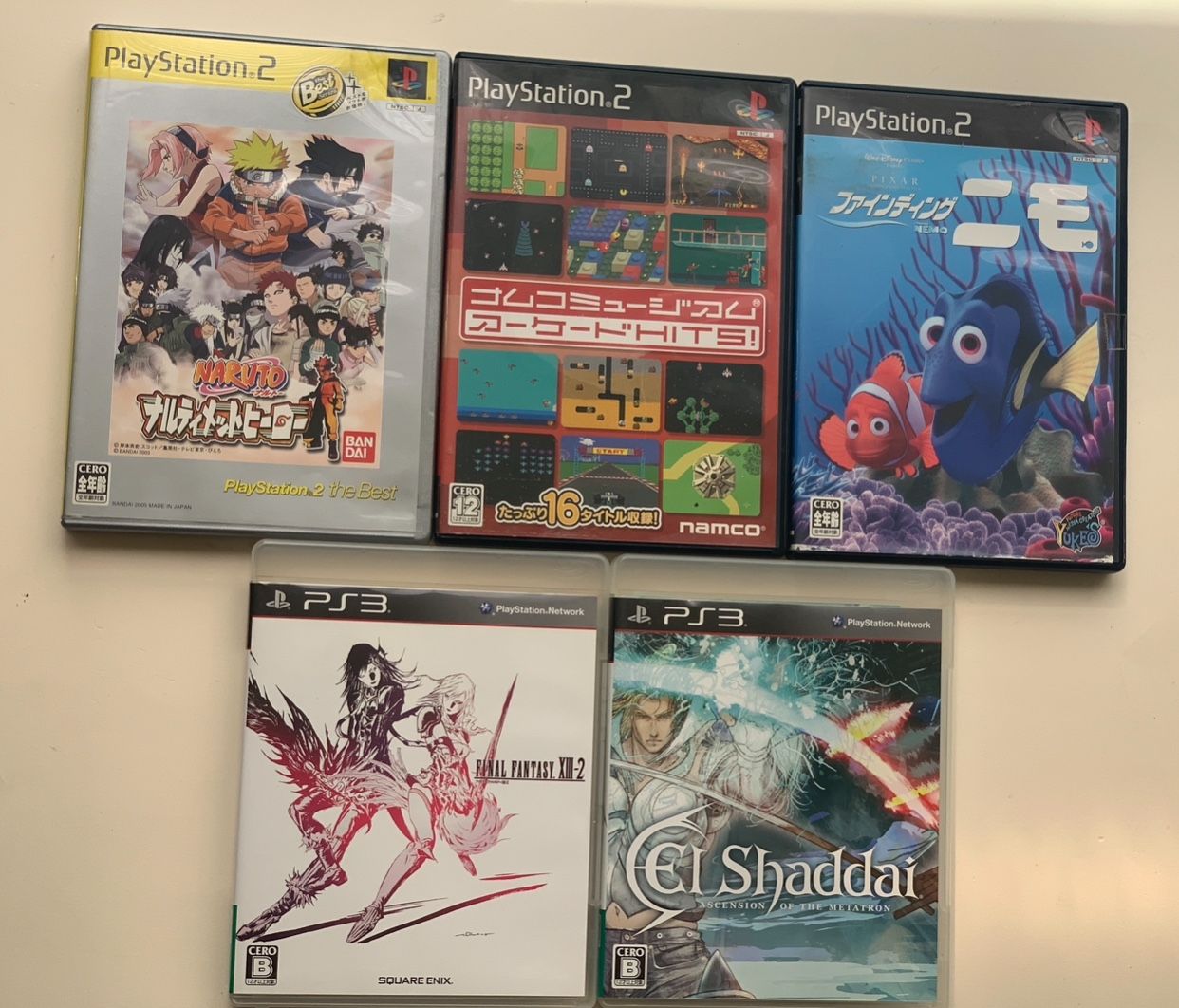 Japanese Sony PS2 and PS3 games