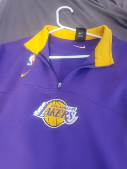 Nike Purple And Gold Pullover Collar Shirt XL