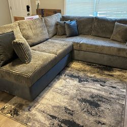 Sectional & Rug 