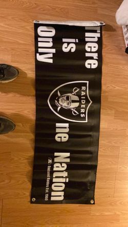 Raiders only one nation banner