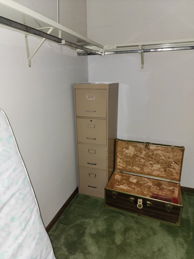 4 Drawer Metal Filing Cabinet With Lock