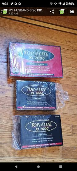 3 Boxes TOP FLITE Golf Balls
