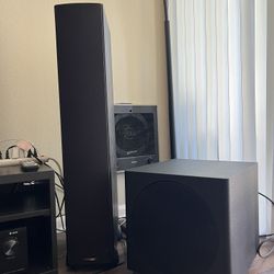 Home Theater Speaker Set – Polk Audio & Micca – Great Condition!3