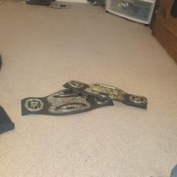 Wwe Plastic Tag Team Belts. If you wanna buy It let me know