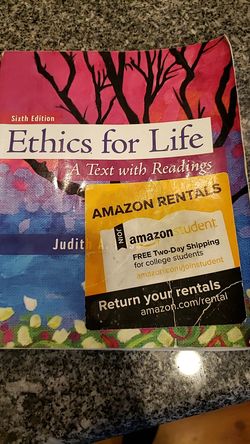 Ethics for Life 6th edition