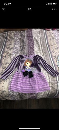 Sofia the first dress for girls