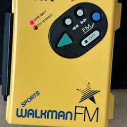 Sony Walkman FM Sports Vintage/Collector