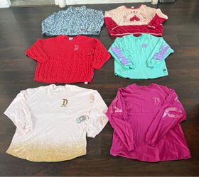 Women Clothes-denim jacket, sweater, long sleeves Disney parks