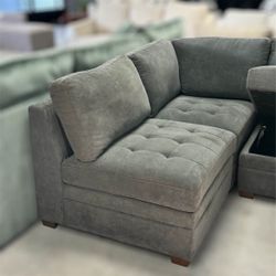 Thomasville Tisdale 4 Piece Modular Sectional (Dark Gray)