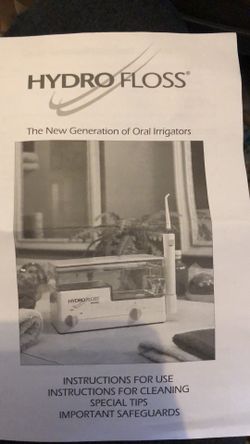 Hydro floss water pick