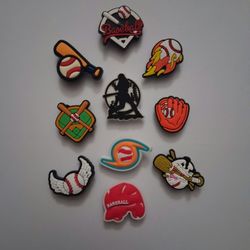 Baseball Croc Charms 