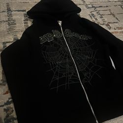 Size Medium Spider Zip Up Vvs Hoodie 