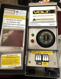 NEW - VOLT landscape lighting transformer