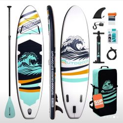 Brand new ✨️Outdoor Cruiser SUP Inflatable Paddle Board 10'6"🧡💚