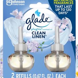 Glade Plugins Scented Oil Diffuser / Clean Linen / 2 Count