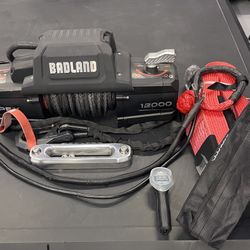 Use Apex Badlands 12,000lb. Winch 