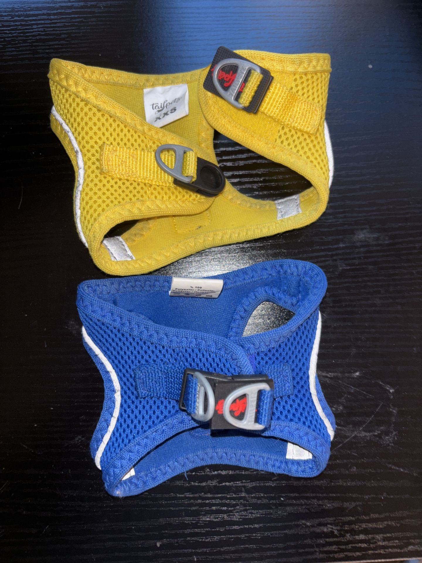 XXS Pet Harnesses (blue + yellow)