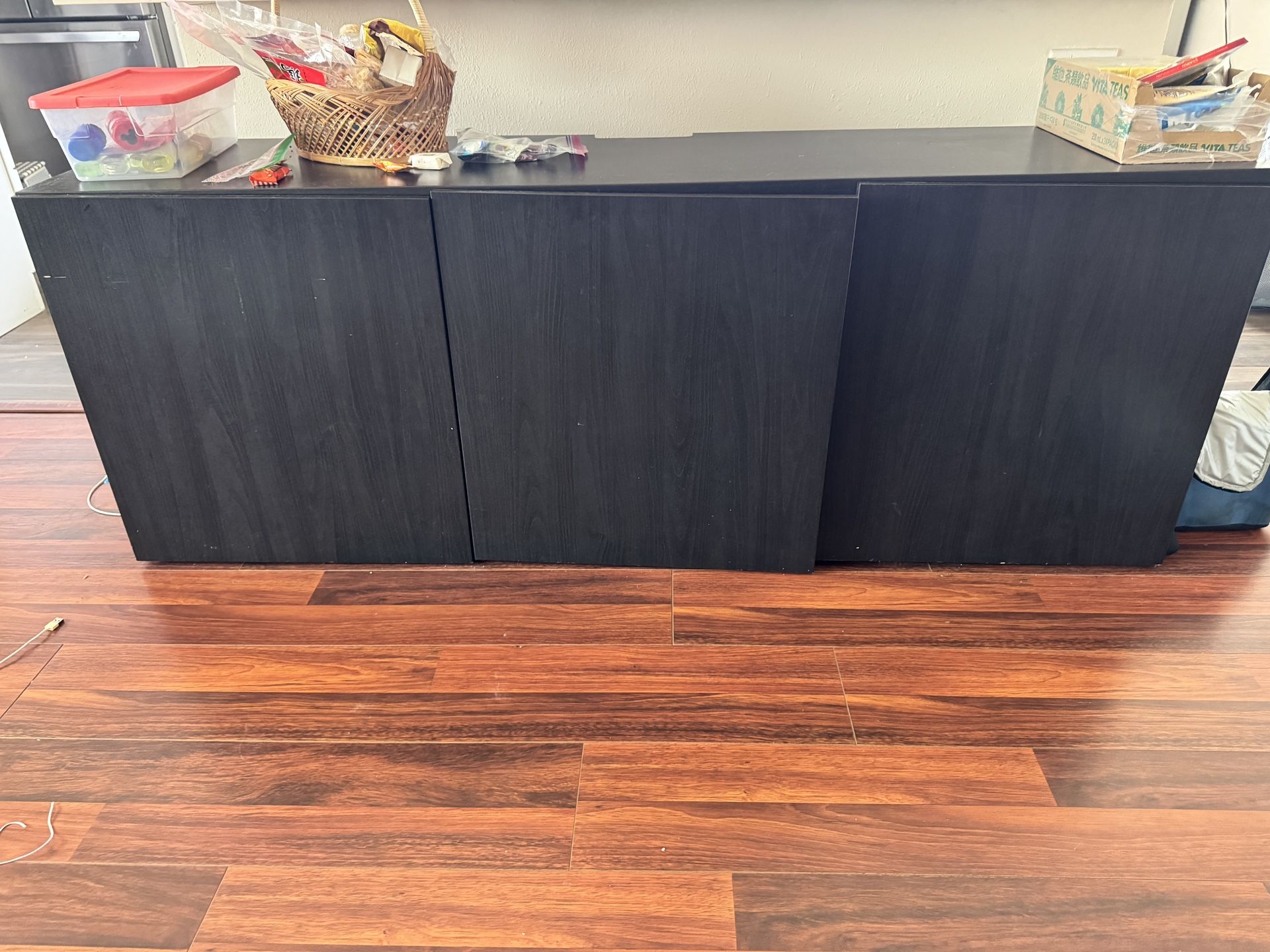 Cabinet With Glass Shelfs
