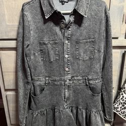 Denim dress