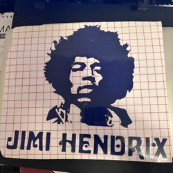 Jimi Hendrix decal sticker