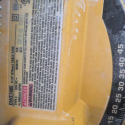 Dewalt Table saw