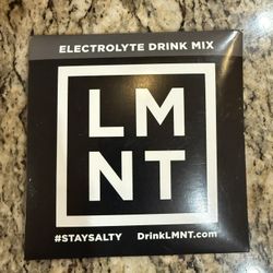 LMNT Electrolyte Drink Mix. Pack Of 8 Flavor Sticks BRAND NEW! PICK UP IN CORNELIUS