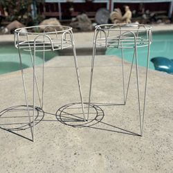 A Pair Of Plant Holders 