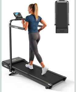 🔥brand new🔥Superun Walking Pad Treadmill with Incline and Handle Bar, 3.0 HP Foldable