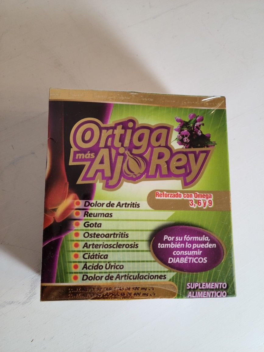 Ortiga Mas Ajo Rey Para" DIABETICOS" (ORIGINAL)