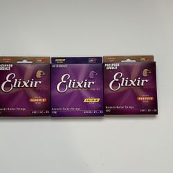 Unopened Real Elixir Acoustic Guitar Strings