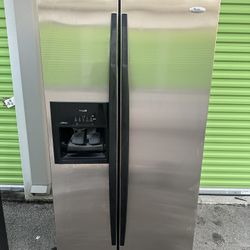 Whirlpool Stainless Steel Refrigerator SxS  