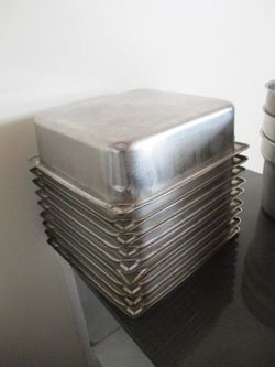 Group of Stainless Steel 2/3 Pans