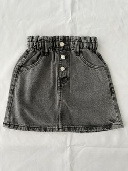 Little Girls Mango Denim Skirt
