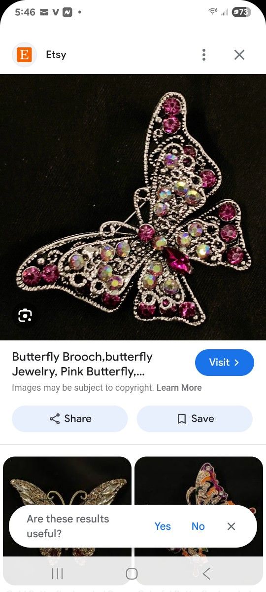 Butterfly Broch 