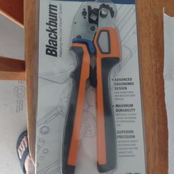 Tbm45S Thomas & Betts Compression Tool/ Ratchet Crimper 8-2 Awg