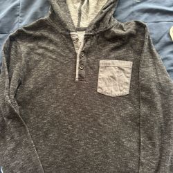 Cat & Jack Charcoal Hoodie with Pocket Detail