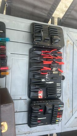 Professional Tool Roll Set with Pliers and Screwdrivers