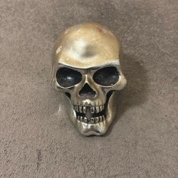 Golden Skull Inscent Or Can Be Used As ornament