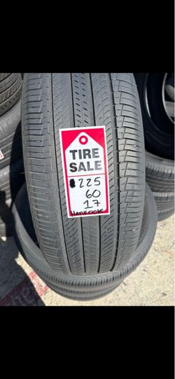 225-60-17 Hankook Kinergy Full Used Tire Set $200 Free Mounting and Balancing