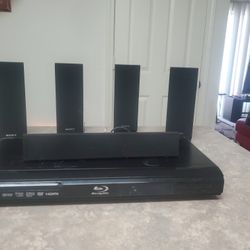 Sony Speakers (4) & RCA BlueRay Disc Player