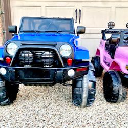 KIDS RIDE-ON CARS (needs NEW BATTERY 🪫)