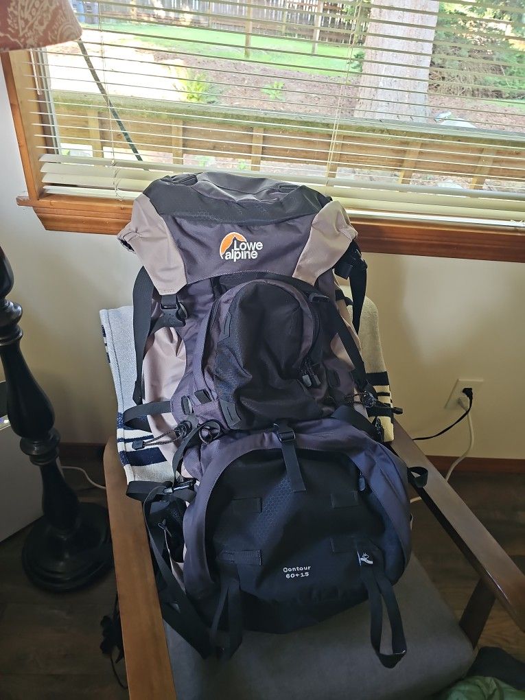 Lowe Alpine 60+15 Backpacking Pack