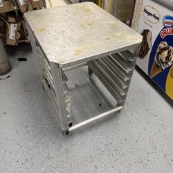 Commercial Aluminum Bakery Speed Rack / Sheet Pan Cart